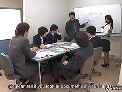 Office Life for a Hot Asian