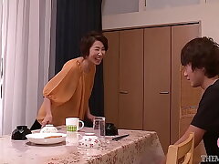 Eager Step-Grandmother and Second Son's Steamy Encounter