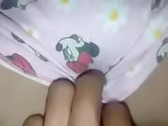 Country Girl's Pussy Pleasured Until Cum Fills It