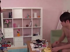 Miri Kawada's Sultry JAV Session at Home