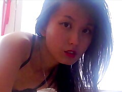 Asian Beauty Dominates in Intense POV Session