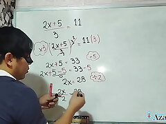 Hot Asian Teacher's Bedroom Calculations